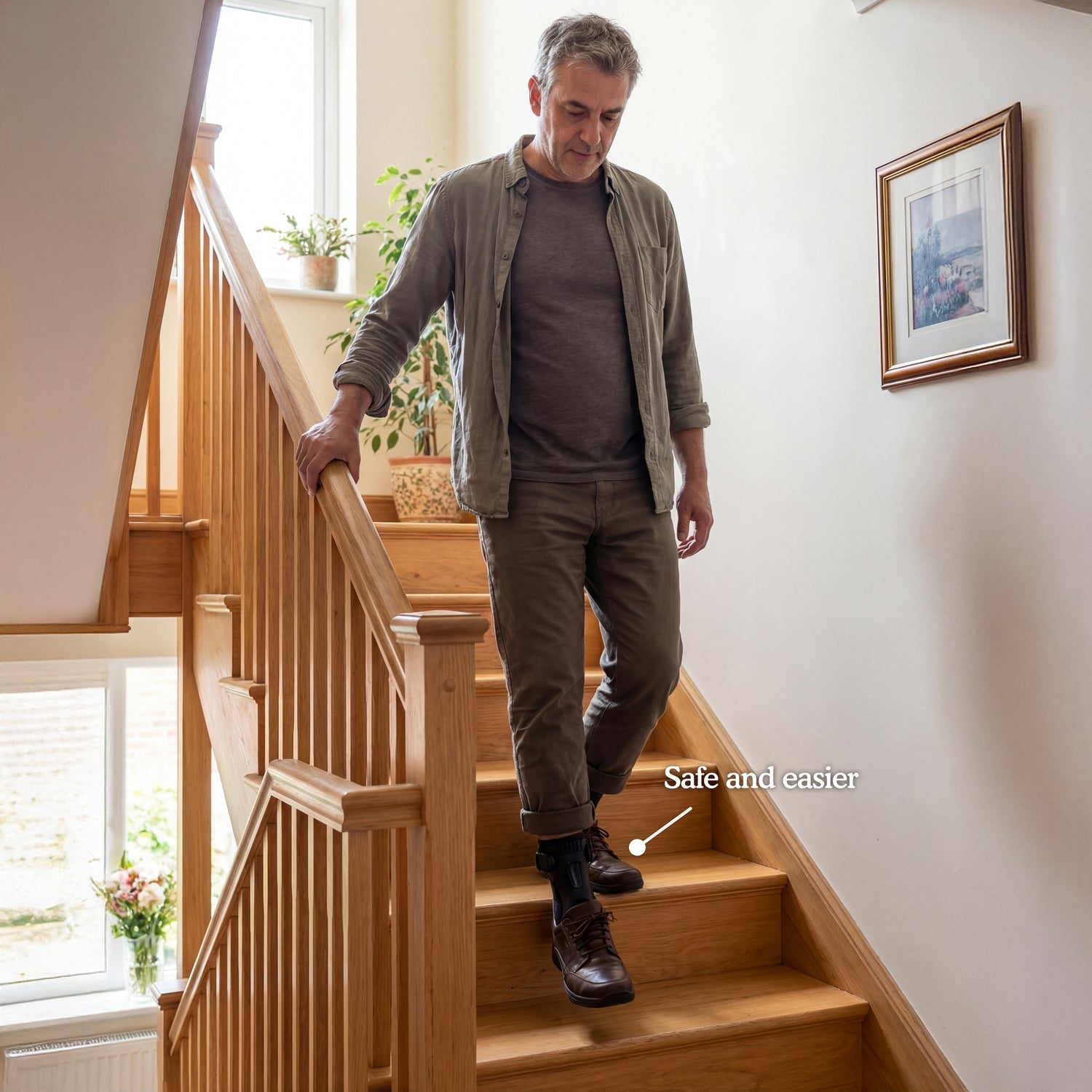 Safe and easier steps on stairs