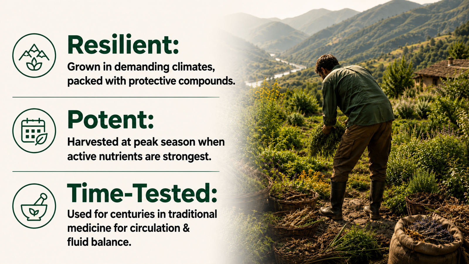 Resilient, potent, and time-tested Asian herbs